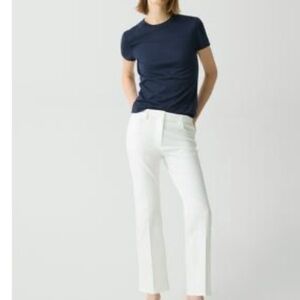 Theory white pocket kick pant
